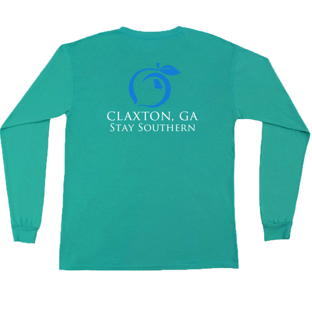 Claxton, GA Hometown Long Sleeve Pocket Tee