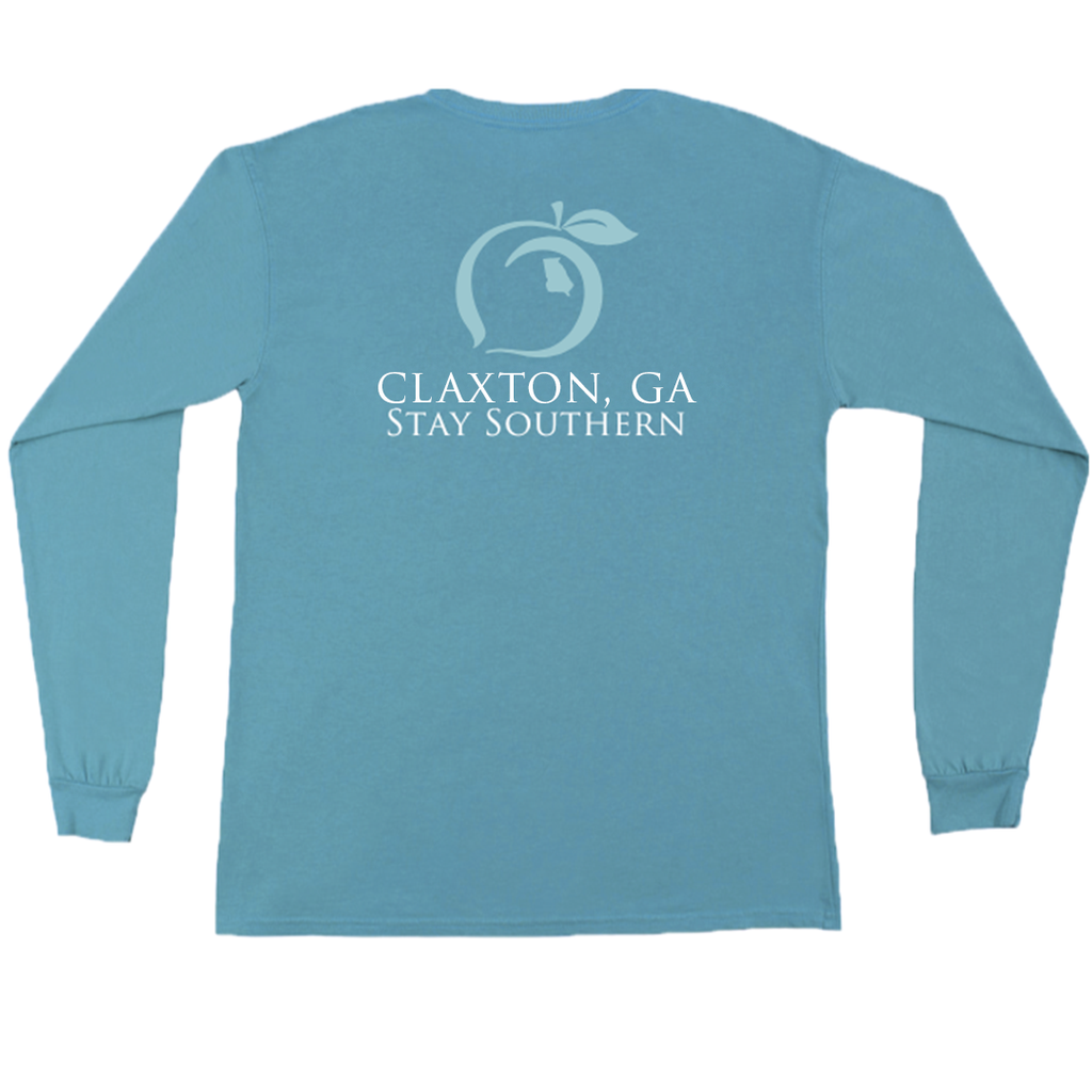 Claxton, GA Hometown Long Sleeve Pocket Tee