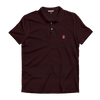 UGA Black & Red Gaura Stripe Cotton Lyocell Polo