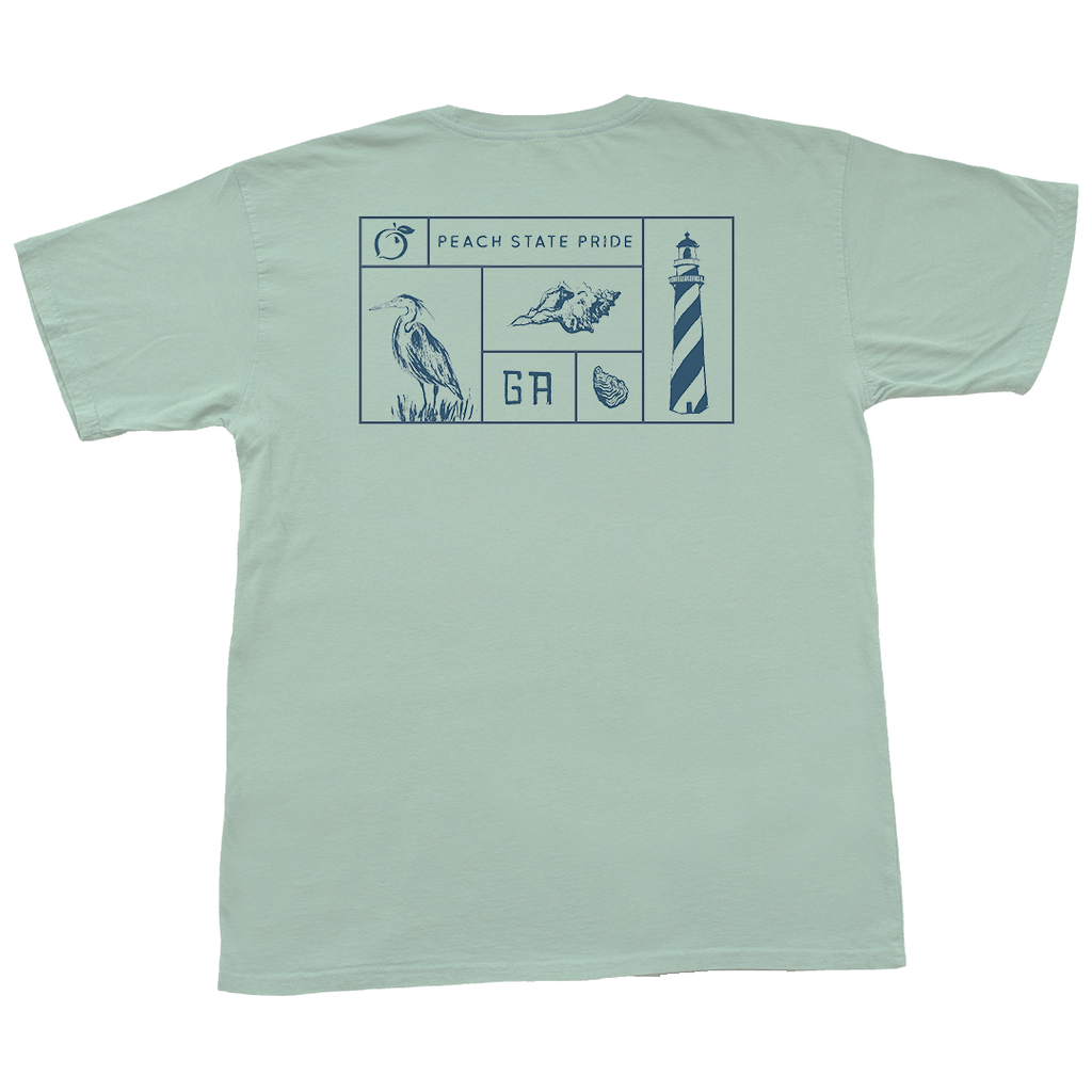 Georgia Coast Short Sleeve Pocket Tee