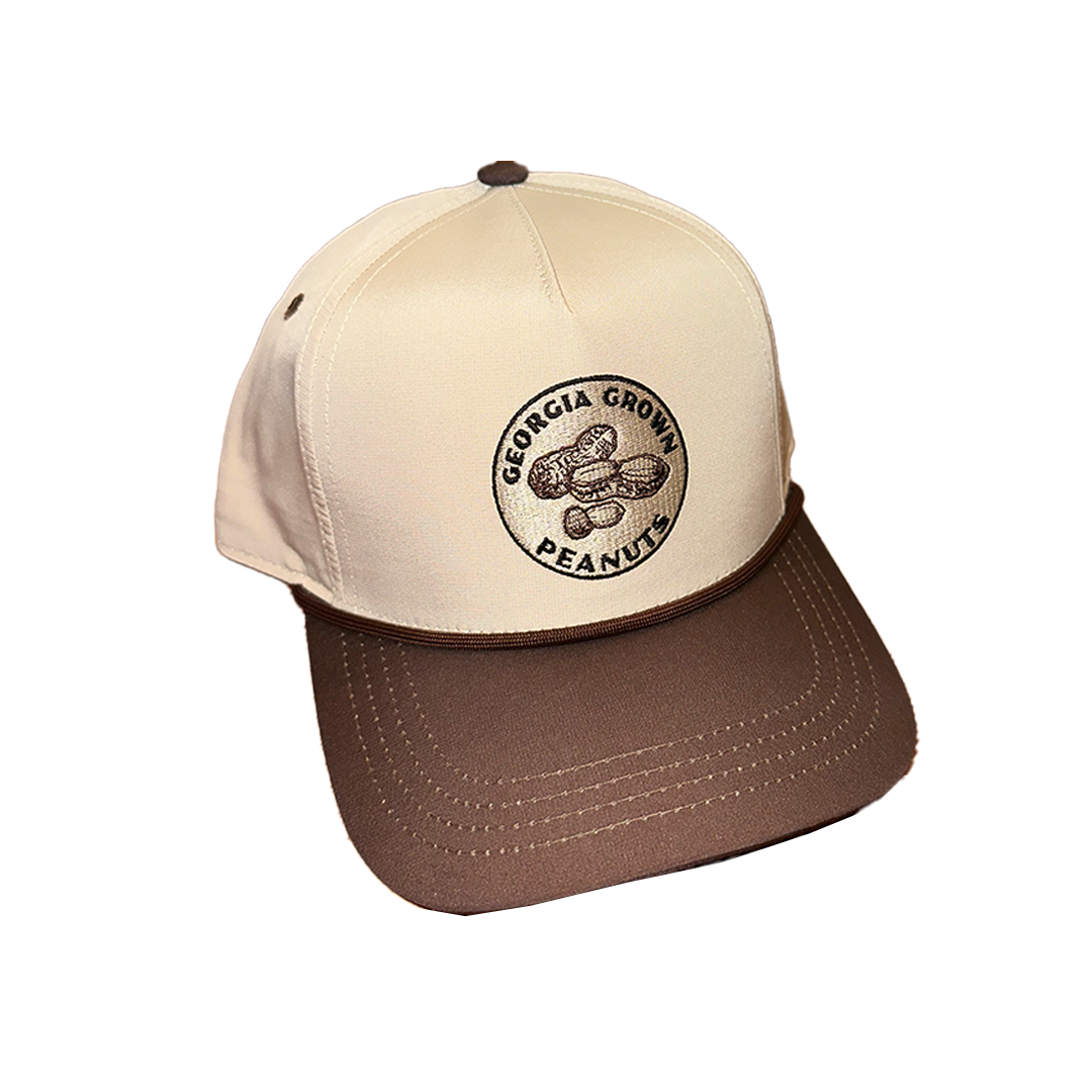 Georgia Grown Peanuts 5 Panel Performance Hat – Peach State Pride
