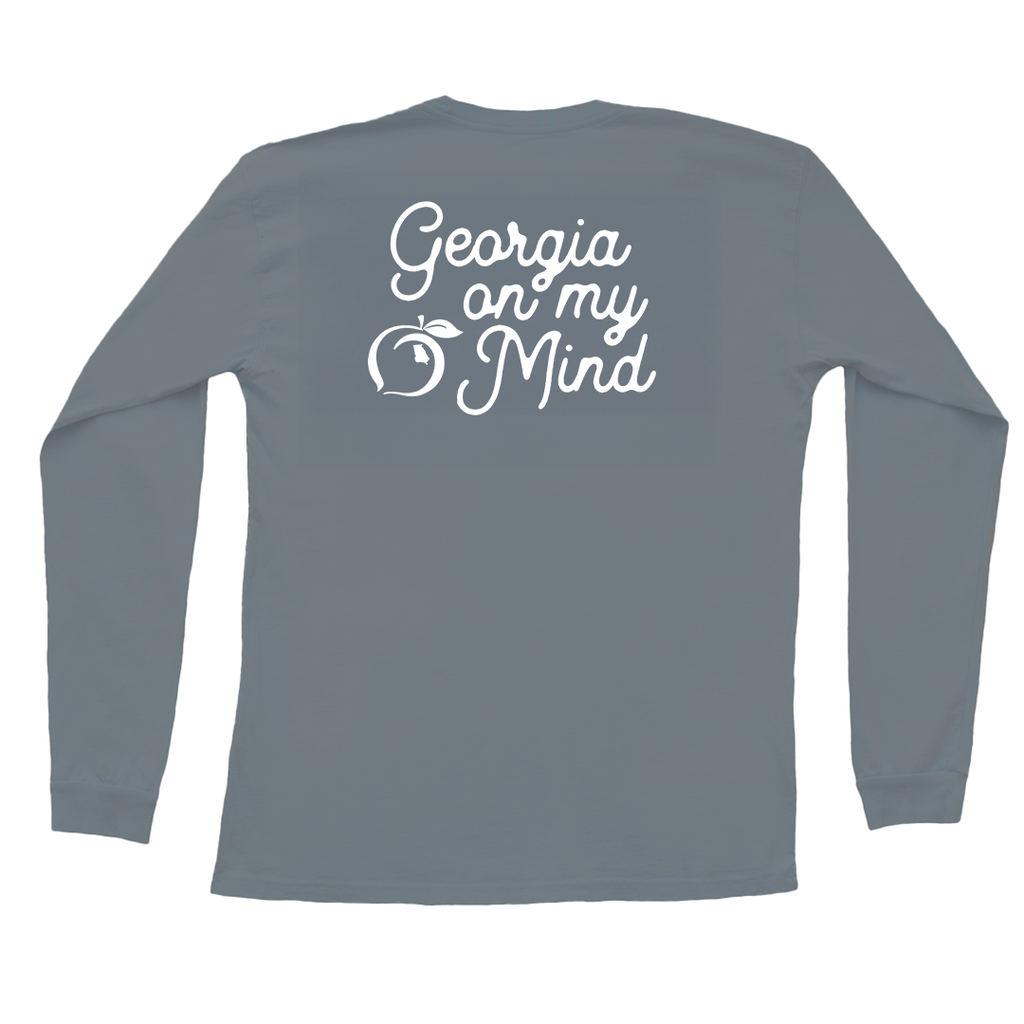 Georgia on my Mind Long Sleeve Pocket Tee