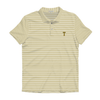 Georgia Tech Heathered Jasmine Old Gold & White Performance Polo