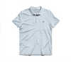 Heather Blue Steel Azalea Stripe Polo
