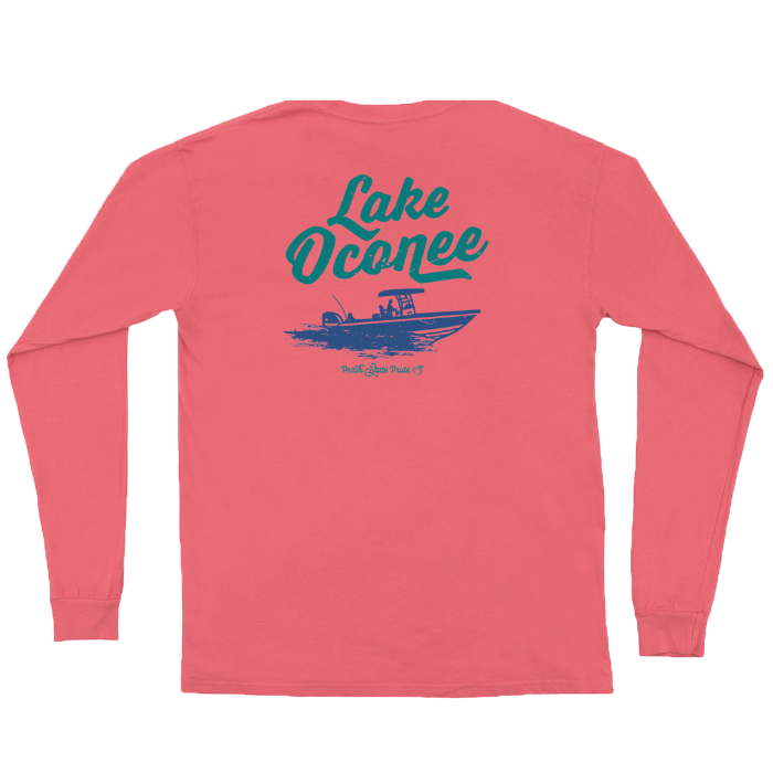 Lake Oconee Throttle Down Long Sleeve Tee