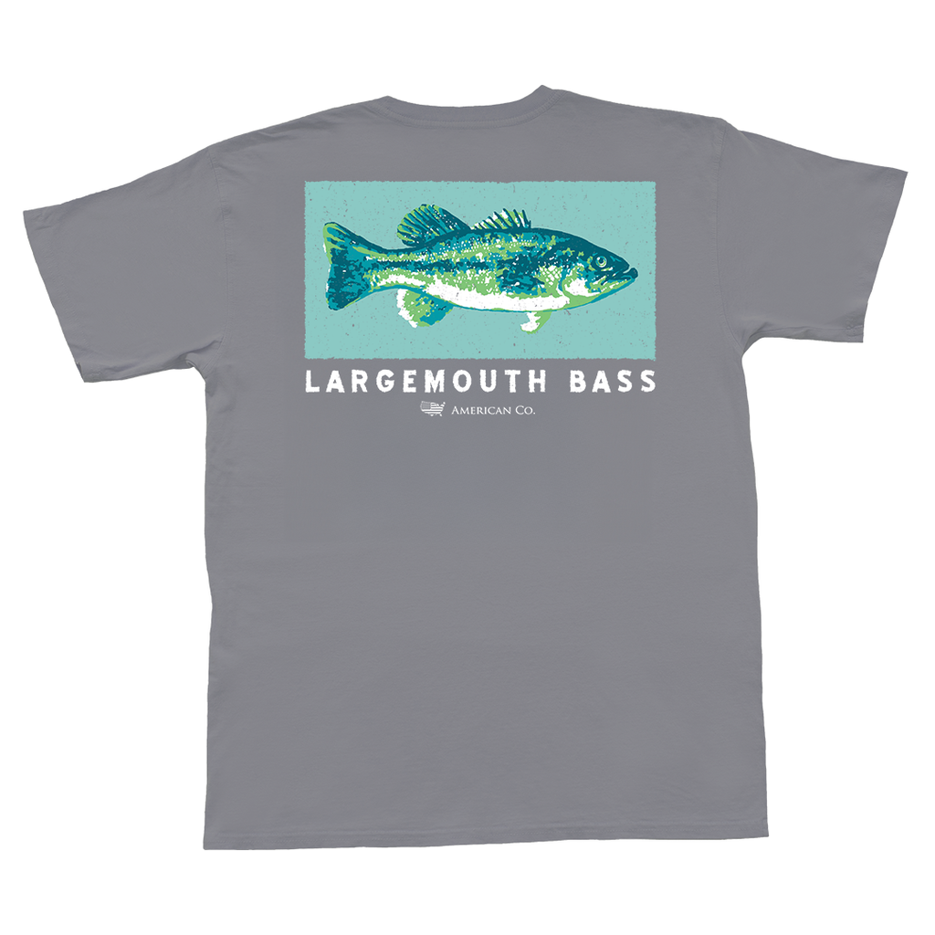 Largemouth Bass Short Sleeve Pocket Tee
