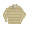 Georgia Tech Old Gold & White Magnolia Stripe Cotton Lyocell Pullover: PRE-ORDER | SHIPS LATE AUGUST