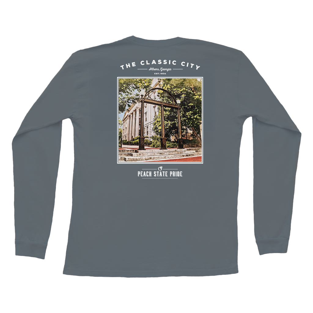 North Campus Long Sleeve Pocket Tee