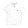 UGA Leaning Dawg White Cotton Lyocell Polo