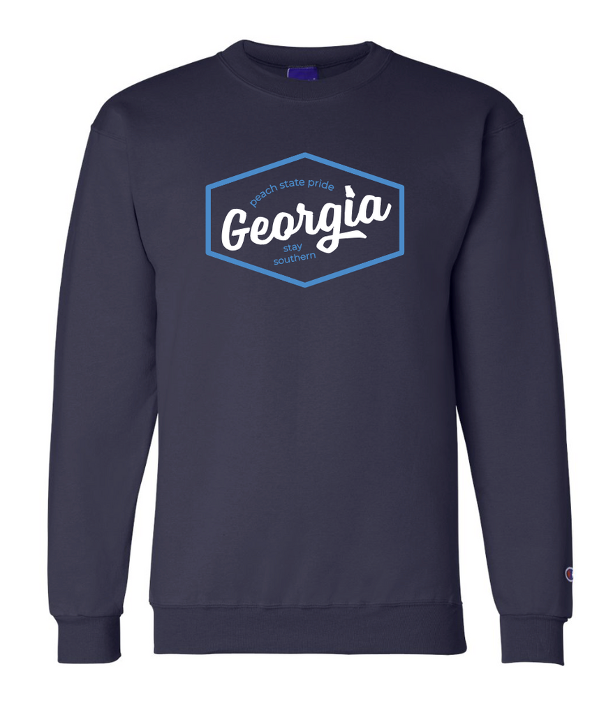 Georgia Script Patch Sweatshirt