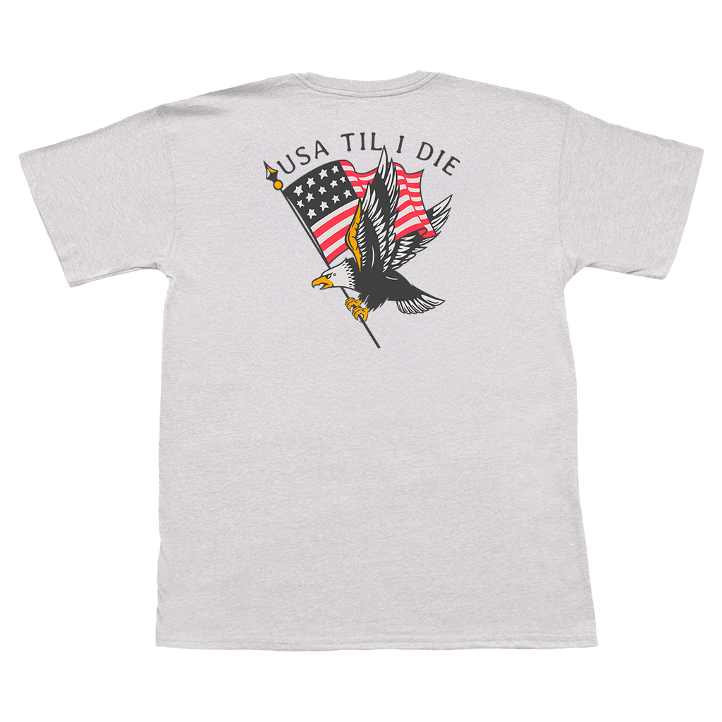 Til I Die Eagle Short Sleeve Pocket Tee
