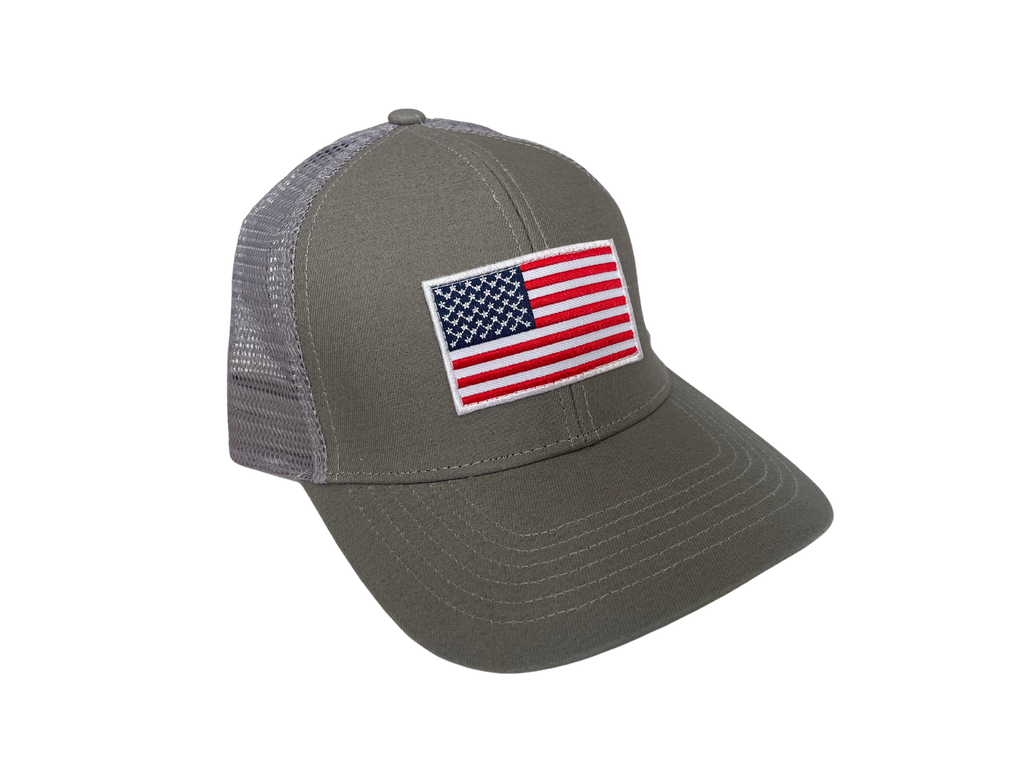 American flag trucker hat top caps