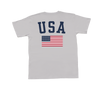 USA Flag Short Sleeve Pocket Tee
