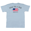 USA Til I Die Flag Short Sleeve Pocket Tee
