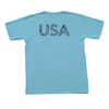YOUTH - USA Initials Short Sleeve Pocket Tee