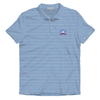 UWG Royal Blue & White Loblolly Stripe Performance Polo
