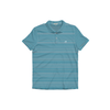 YOUTH Heathered Drift Horizon, Hydro & White Performance Polo