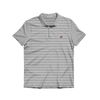 YOUTH UGA Standing Dawg Charcoal and White Heathered Jasmine Performance Polo