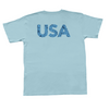 YOUTH - USA Initials Short Sleeve Pocket Tee