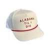'ALABAMA TIL I DIE'  5 Panel Performance Rope Hat