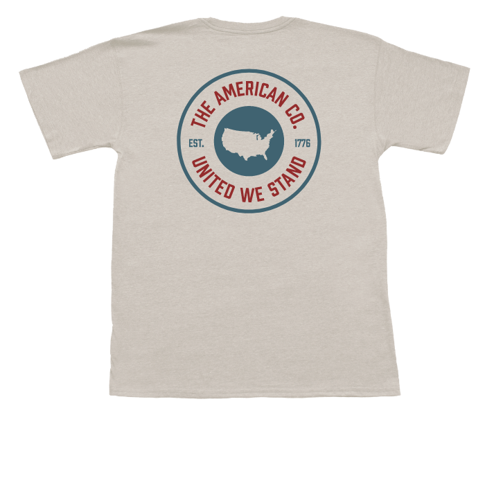 American Co. Circle Patch Short Sleeve Pocket Tee