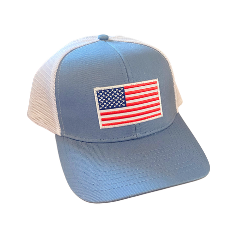 USA Flag Mesh Back Trucker Hat