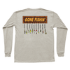 Gone Fishin' Long Sleeve Pocket Tee