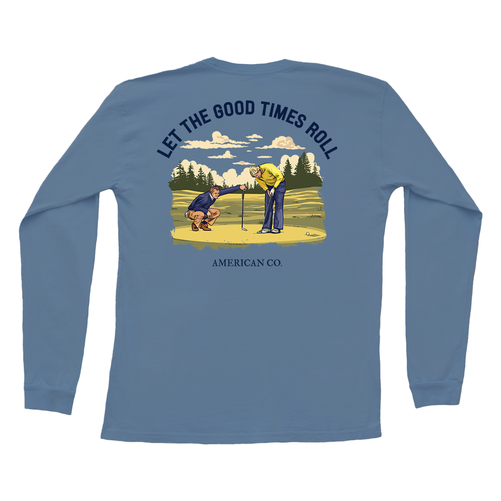 Let the Good Times Roll Long Sleeve Pocket Tee