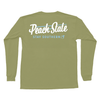 Old School Peach State Long Sleeve Pocket Tee
