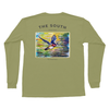 Wood Duck Long Sleeve Pocket Tee