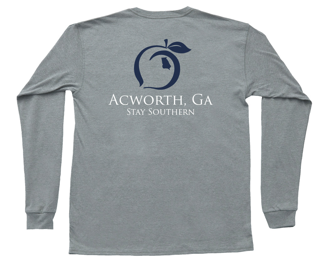 Acworth, GA Hometown Long Sleeve Pocket Tee