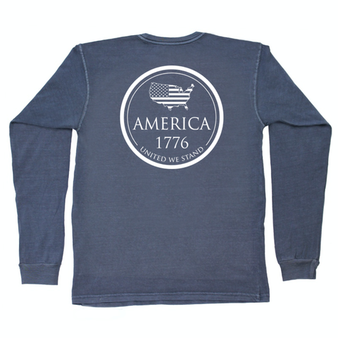 American Patch Decal - Navy