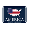 American Patch Decal - Navy