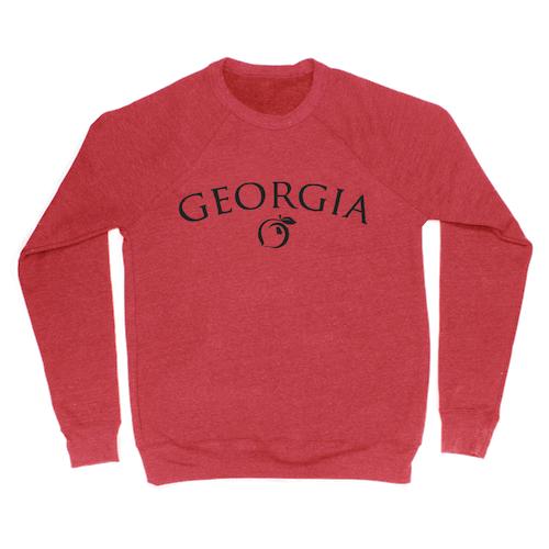 Georgia Peach Mid Weight Sweatshirt