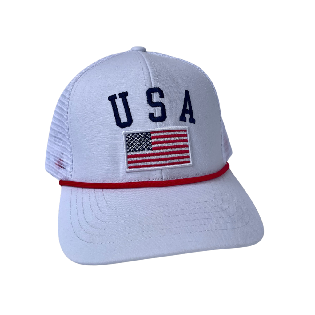 American Flag USA Rope Hat – Peach State Pride