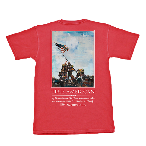 American Co. True American USA Flag Short Sleeve Tee