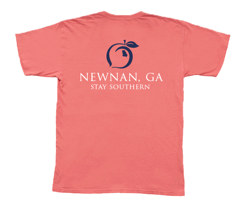 Newnan, GA Short Sleeve Hometown Tee | Peach State Pride