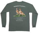 Bobwhite Quail Long Sleeve Pocket Tee