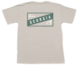 Georgia Banner Patch Short Sleeve Pocket Tee