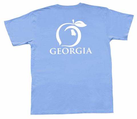 Georgia Peaches Short Sleeve Pocket Tee