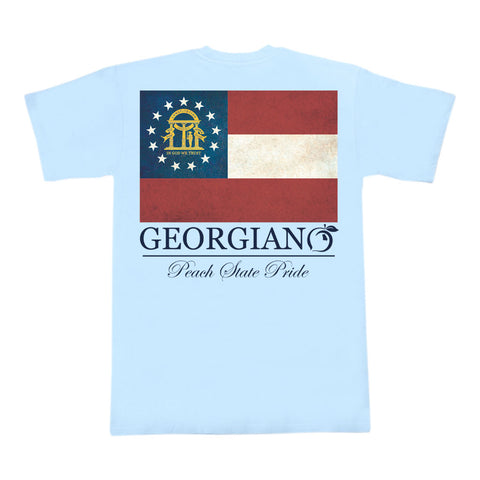 Georgia Flag Long Sleeve Tee