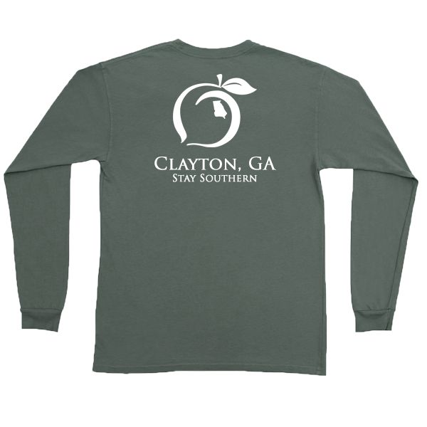 Clayton, GA Long Sleeve Hometown Tee