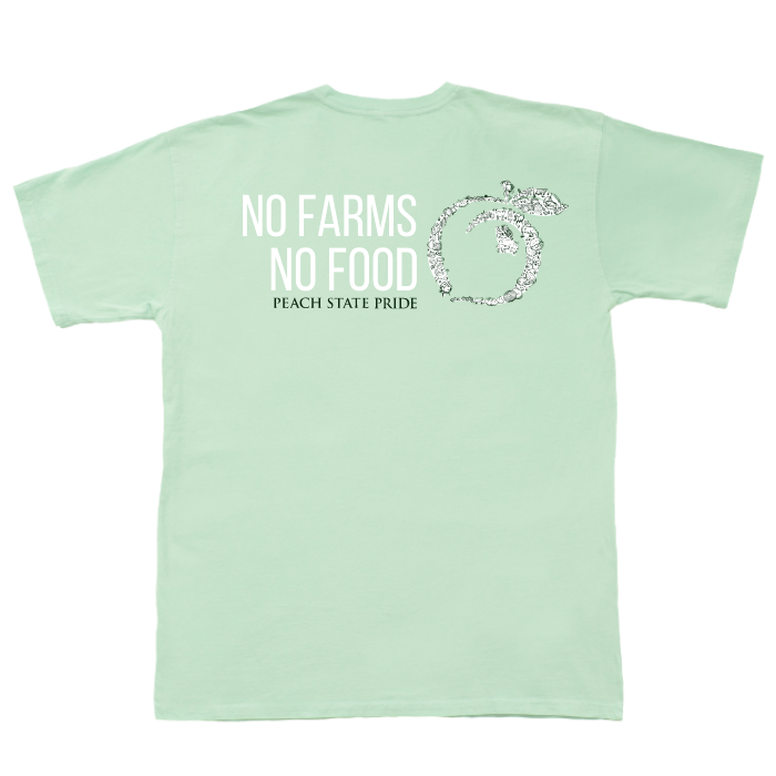 No Farms No Food Short Sleeve Pocket Tee