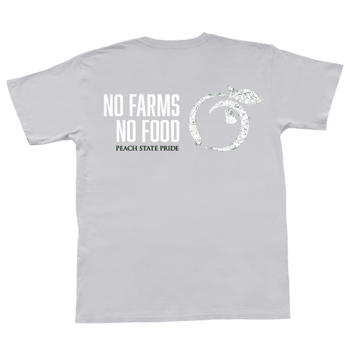 No Farms No Food Short Sleeve Pocket Tee