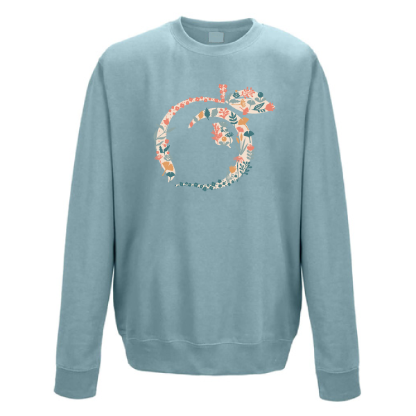 Floral Peach Sweatshirt