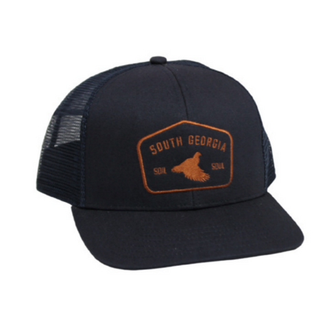 Leather Patch Mesh Back Trucker Hat