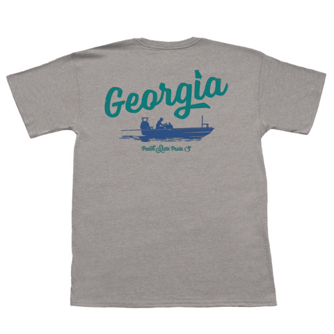 YOUTH Georgia Banner Patch Short Sleeve Pocket Tee