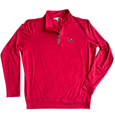 UGA Standing Dawg Performance 1/4 Zip Pullover